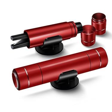 Imagem de EDEN LIFE Disjuntor de janela de carro e cortador de cinto de segurança, pacote com 2, martelo de segurança para carro, disjuntor de vidro automático multifuncional, ferramenta de resgate de emergência portátil para acidentes automotivos