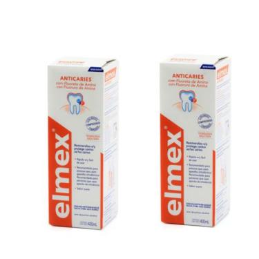 Imagem de Enxaguante Bucal Anticárie Zero Álcool Elmex Caixa 400ml