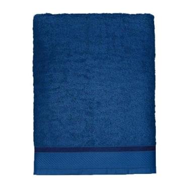 Imagem de Toalha de Rosto Eleganz Lm Peter - L M TECELAGEM LTDA, Azul