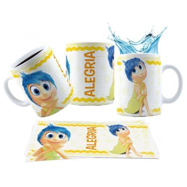 Imagem de Caneca 325ml Divertidamente 2 Personagens Tristeza Ansiedade - LARANJA