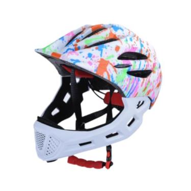 Imagem de menolana Capacete de bicicleta para crianças capacete de ciclismo multiuso na moda capacete esportivo crianças capacete de bicicleta para andar de bicicleta ao, Grafite Branco