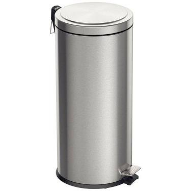 Imagem de Lixeira Com Pedal Tramontina Brasil Plus Em Aço Inox 30 L