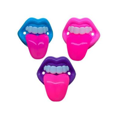 Imagem de Pirulito com boquinhas divertidas - Boca Medonha - Display com 24 unid