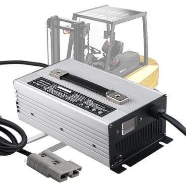 Imagem de Carregador de Bateria 48V 25A Carregador de bateria para empilhador com ficha Anderson 50A/120A/175A/350A para carrinho de golfe, porta-paletes, empilhador,48v 25a,120A