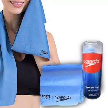 Imagem de Toalha Esportiva New Sports Towel Speedo, Azul