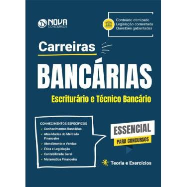 Imagem de Apostila Carreiras Bancárias - Escriturário e Técnico Bancário - Nova 