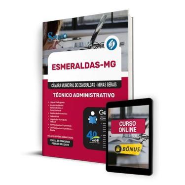 Imagem de Apostila Câmara de Esmeraldas - MG 2024 - Técnico Administrativo - Edi