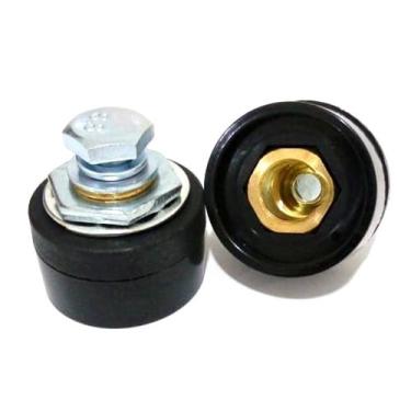 Imagem de Conector Engate Rápido para Inversora de Solda 13mm Fêmea Para Painel 