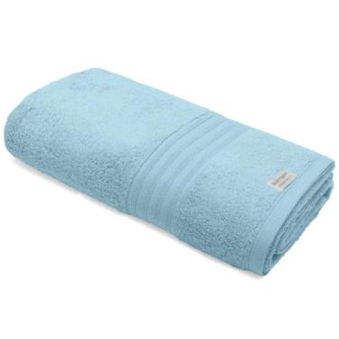 Imagem de Toalha Banhão Buettner Algodão Egípcio 81cmx150cm Platine Azul Reviera