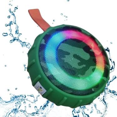 Imagem de Caixa De Som Bluetooth KA-8556 A Prova Dagua com Led e Rádio FM - GENÉ