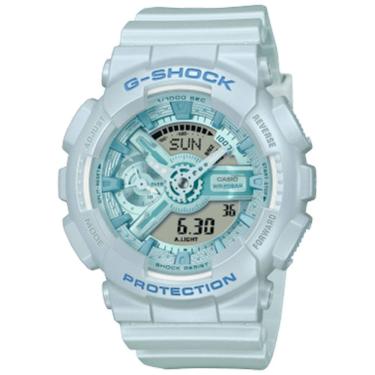 Imagem de Relógio CASIO G-SHOK feminino analógico GMA-S110ST-2ADR