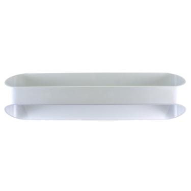 Imagem de Luminária Arandela Branca Moderna de Parede Externa e Interna Led Integrado 15w Branco Quente 3200k Facho Aberto Retangular 35x10cm