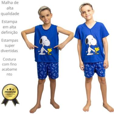 Imagem de Pijama Infantil Masculino manga curta personagens - SLEEP PIJAMAS, Azu
