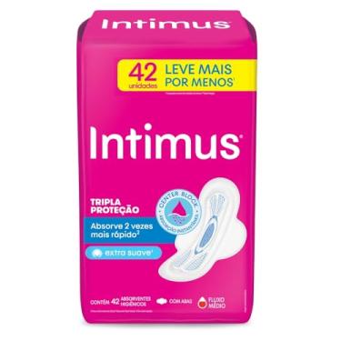 Imagem de Intimus Absorvente Externo Tripla Proteção Cobertura Suave Com Abas - 42 un