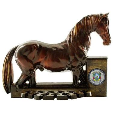 Imagem de Porta Espeto Cavalo Crioulo Suporte De Churrasco Rio Grande - Genérico
