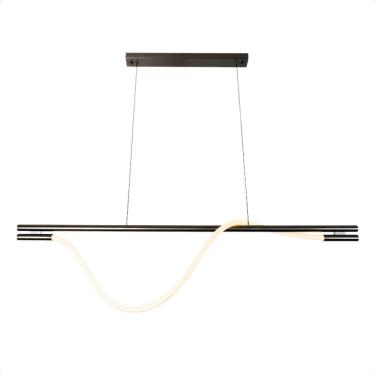 Imagem de Pendente Led Moderno Taschibra Organic Tex Luz Quente 3000k Bivolt