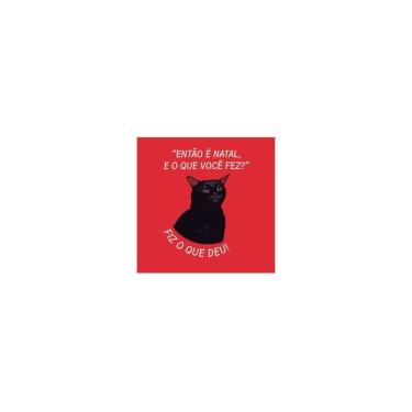 Imagem de Cartao Natal Gato Preto