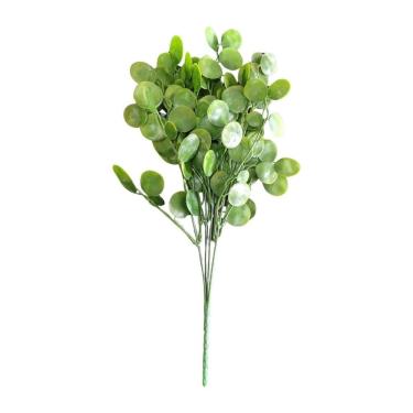 Imagem de Flor Artificial Buquê Capim Verde Com 5 Galhos - 38cm