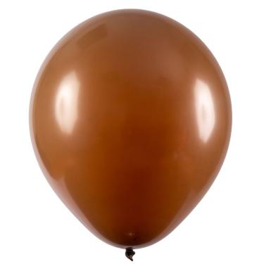 Imagem de Balão De Látex Marrom - 12 Polegadas - 24 Unidades