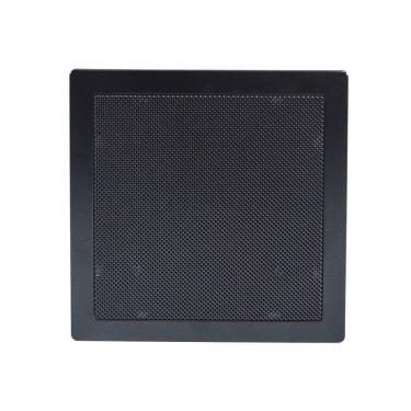 Imagem de Arandela Quadrada Plastica 6polegadas Difusor 30rms 8r Preto