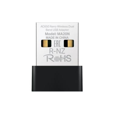 Imagem de Adaptador USB Mercusys MA20N Dual Band AC650 Nano
