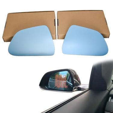 Imagem de RYSPLORE Vidro para espelhos retrovisores laterais aquecidos para Tesla Model 3 2017-2024, antireflexo, antiembaçamento, visão ampla, vidro retrovisor lateral com placa de suporte (para modelo 3