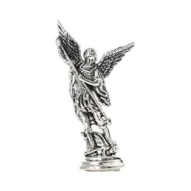 Imagem de Estatueta De Liga De Zinco Do Arcanjo São Miguel, Estátua Do Anjo Sagr