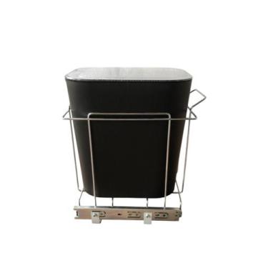 Imagem de Lixeira Aramada Desliz. 12 Litros Fix Base Click (com reservatório par