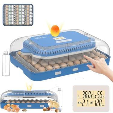 Imagem de Chocadeira para 70 Ovos de Galinha, Codorna e Pata – Viragem Automática de Ovos, Ovulação de Ovos, Controle de Temperatura e Umidade, 5 Modos Inteligentes