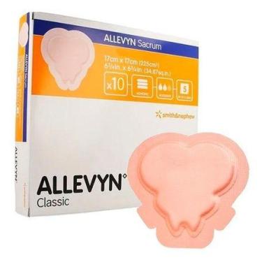 Imagem de Curativo Adesivo Allevyn Sacrum Smith e Nephew 17cm x 17cm 1 Unidade -