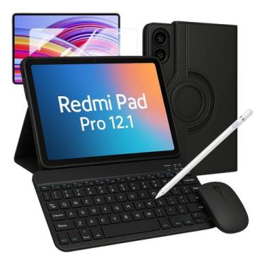 Imagem de Capa Teclado Para Tablet Xiaomi Redmi Pad Pro 12.1 Completo - NoBrand,