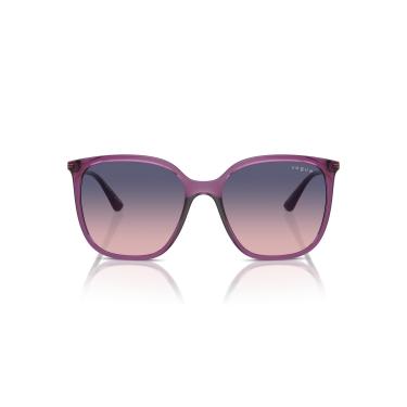 Imagem de Óculos de Sol Vogue Eyewear 0VO5564S 3119I6 Tam 54 / Roxo - Lentes Rosa