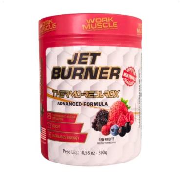 Imagem de WorkMuscle, Termogênico Jet Burner Thermo-Redurox 300g WorkMuscle (Blueberry)