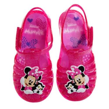Imagem de Disney Sandália feminina Frozen Jelly (bebê/criança pequena), rosa, 12 Toddler
