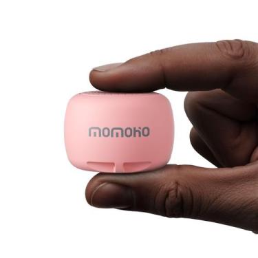 Imagem de Alto-falante Bluetooth MOMOHO Posei T1 Mini Wireless Rosa