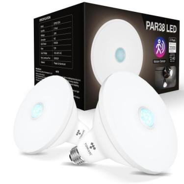 Imagem de Lâmpadas LED Torkase com sensor de movimento atualizado PAR38 20W