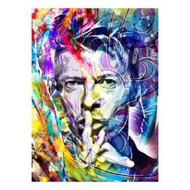 Imagem de Imagem impressa em tela David Bowie 50x70cm - Lightbek Official Store