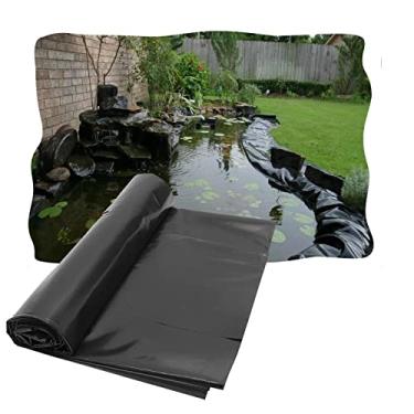 Imagem de Revestimento para lagoas filme de membrana de piscina resistente 0,35 mm material durável flexível revestimento de plástico para lagoas, fontes de ribeiros, jardim aquático (cor: Branco