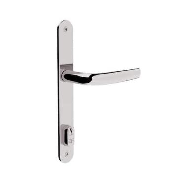 Imagem de Fechadura Perfil Estreito 5129/11450 Externa Espelho Cromado 28mm 3F