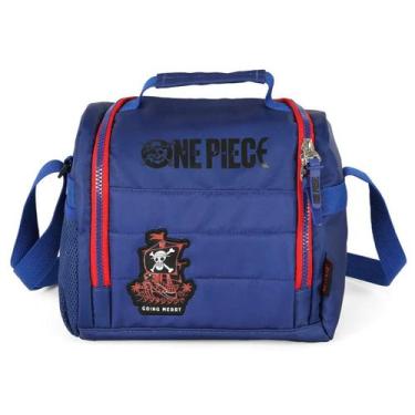 Imagem de Lancheira Termica Escolar Bolsa Merendeira Menino One Piece - Luxcel, 
