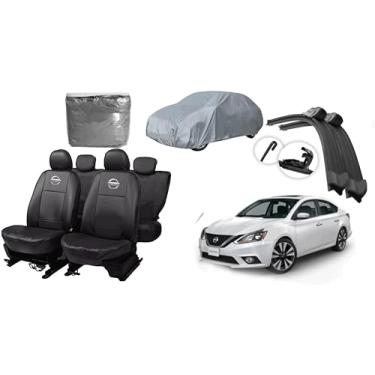 Imagem de Capa de couro +Capa de cobrir + Limpador de para - brisa -Nissan sentra 20-24