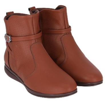 Imagem de Bota Piccadilly Anabela Cor:Conhaque;Tamanho:35