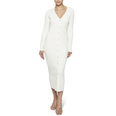 Imagem de Ramy Brook Vestido Gabby feminino, Branco de inverno, XPP
