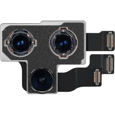 Imagem de Johncase Novo OEM 12MP (lente grande-angular, lente ultra grande angular, lente teleobjetiva) foco automático módulo de câmera traseira principal traseira cabo flexível peça de substituição compatível