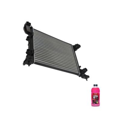 Imagem de Kit Radiador Uno/Palio 1.0/1.4 Vivace Mobi + Aditivo Radnaq T5 Vermelho