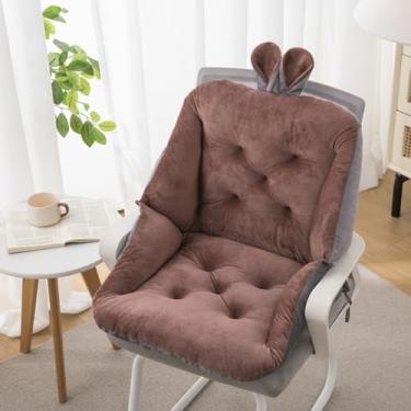 Imagem de Almofada de assento, almofadas de cadeira de escritório, almofada de bumbum para sentar por muito tempo, almofadas de assento para cadeiras com encosto, almofadas de cadeira extra grossas com algodão