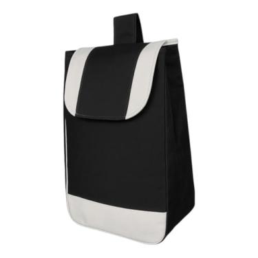 Imagem de Bolsa para Carrinho de Feira Dobrável em Poliéster Reforçado – Suporta até 30kg | NÃO ACOMPANHA CARRINHO(Coruja azul)