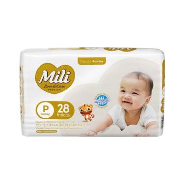 Imagem de Fralda Mili Love e Care Jumbo P - 28 Unidades