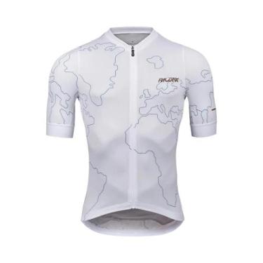 Imagem de Camisa De Ciclismo Masculina De Verão Com Proteção UV, Manga Curta, Ra