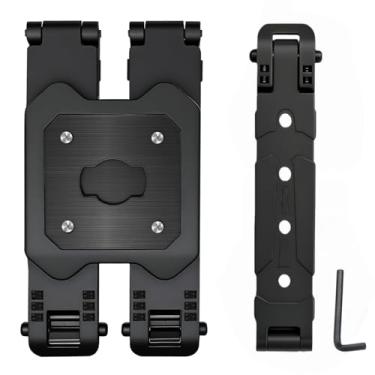 Imagem de wanghongjin Suporte para câmera corporal MOLLE Axon - suporte compatível com colete tático para câmera corporal Axon Taser 2/3/4, sistema de montagem com acessório universal (duplo)